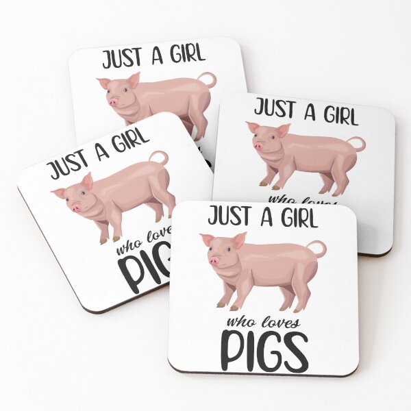 Item preview, Just A Girl Who Loves Pigs designed and sold by officialfanclub.
