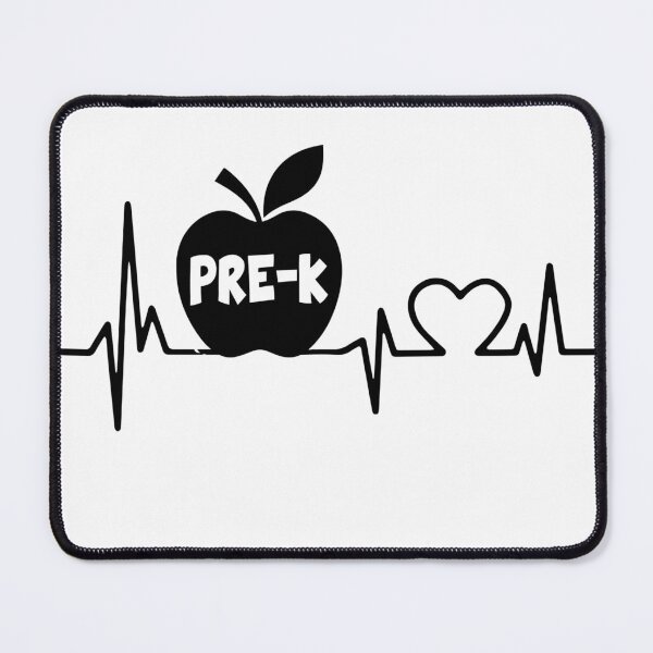 Item preview, PRE-K HEARTBEAT BLACK designed and sold by bestteez.