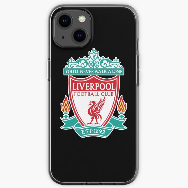 Liverpool-Logo - Schwarz iPhone Flexible Hülle