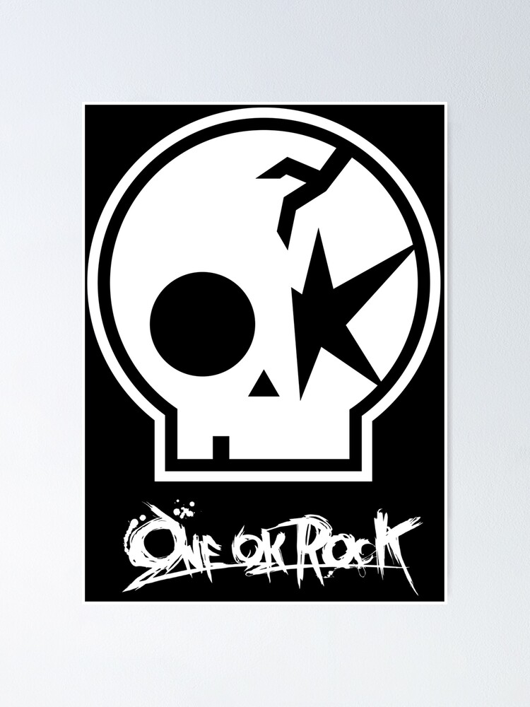 One Ok Rock Logo Blanco Poster For Sale By Manu17 Redbubble