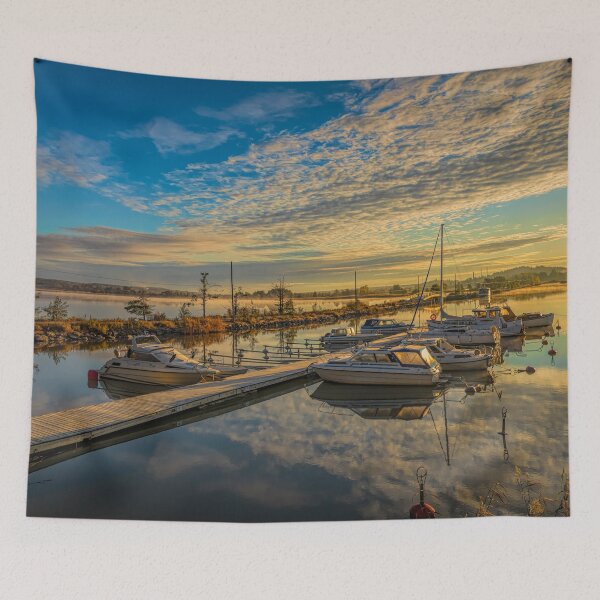 Item preview, Boats at the pier designed and sold by Veikko  Suikkanen.