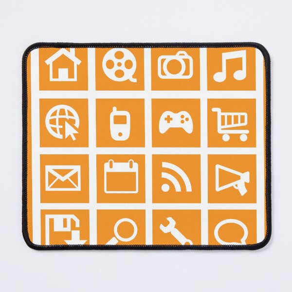 Item preview, Web icon graphics (orange) designed and sold by QueenieLamb.