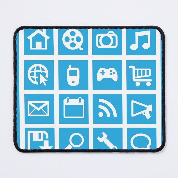Item preview, Web icon graphics (blue) designed and sold by QueenieLamb.