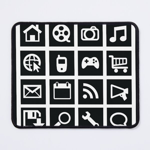 Item preview, Web icon graphics (reverse white) designed and sold by QueenieLamb.