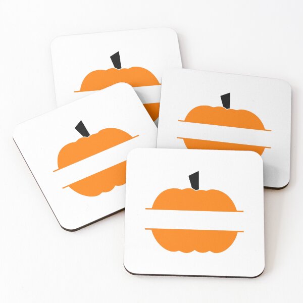 Item preview, Halloween Pumpkin split monogram designed and sold by wshStudio.
