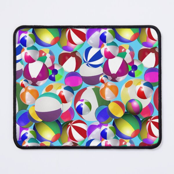 Item preview, Beach Balls on blue designed and sold by TerenceLacey.