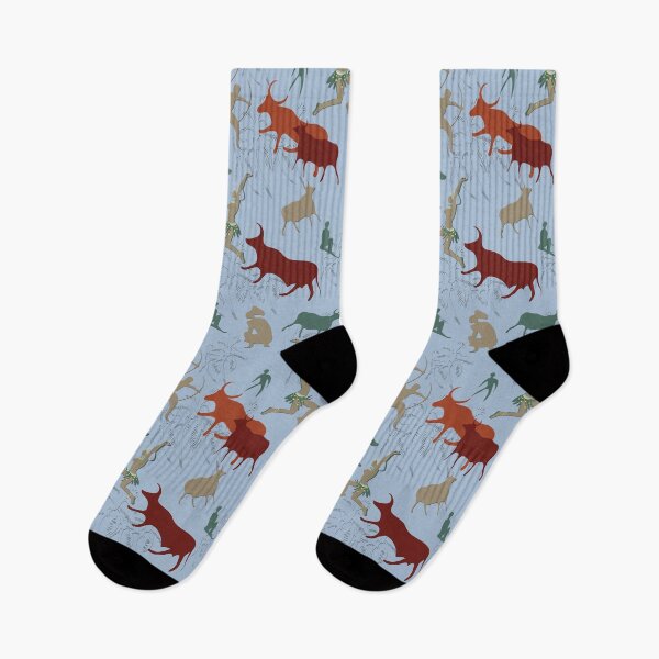 Item preview, Playful African outdoors scenery in a simplistic modern repeat print designed and sold by NadineMay.
