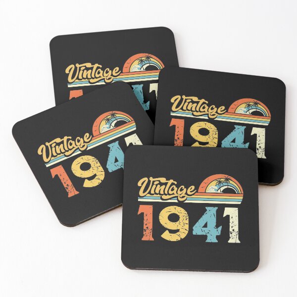Item preview, Vintage Born in 1941 80th Birthday Gift for Men Women designed and sold by VibesTraining.