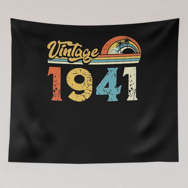 Item preview, Vintage Born in 1941 80th Birthday Gift for Men Women designed and sold by VibesTraining.