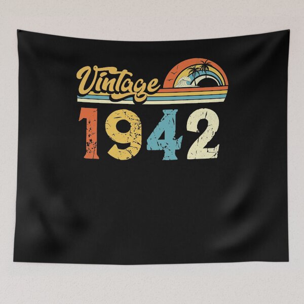 Item preview, Vintage Born in 1942 79th Birthday Gift for Men Women designed and sold by VibesTraining.