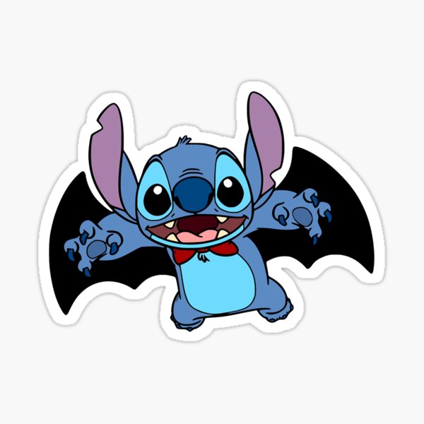 Japan Disney Big Sticker - Stitch 626 Alien