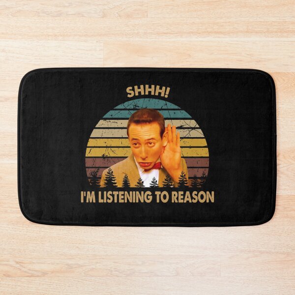 Item preview, Retro Pee-wee's Big Adventure Films - Shhh! I'm Listening To Reason designed and sold by MarkAnna3.