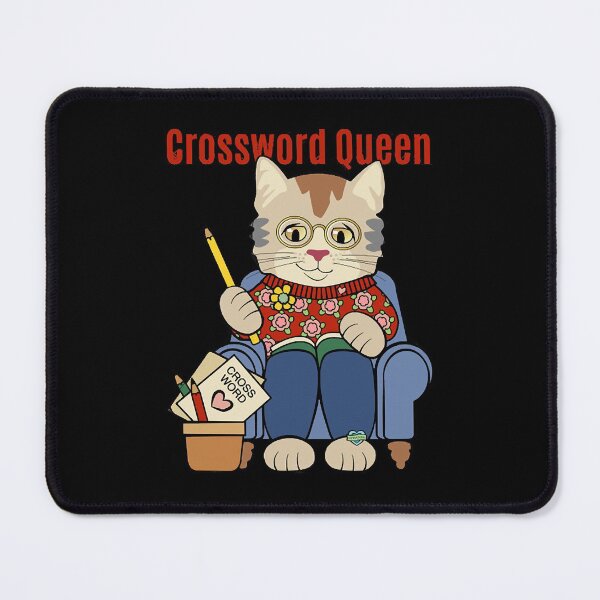 Item preview, Crossword Queen Cute Cat Word Puzzle Game  designed and sold by douglashold.