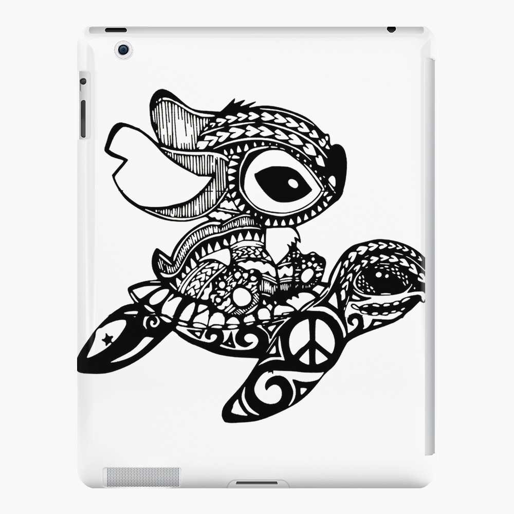 Stitch ride turtle iPad Case & Skin for Sale by rickmadala