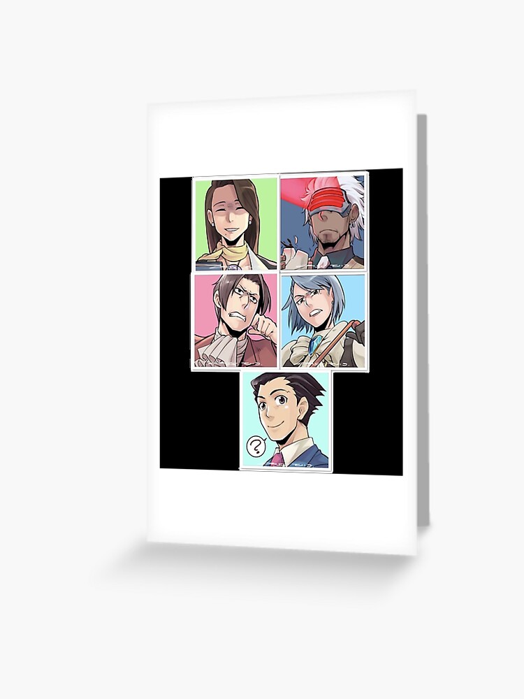 Ace attorney characters active Greeting Card for Sale by