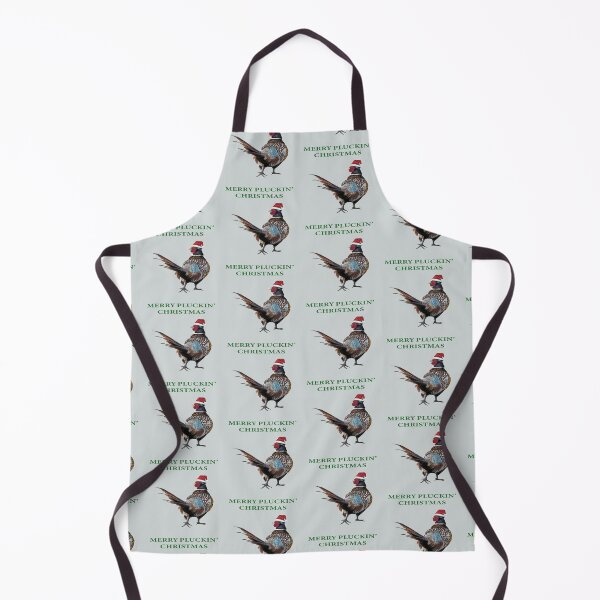 Item preview, Merry plucking Christmas Pheasant - Festive pheasants - game bird-  Christmas Pheasant art - Christmas bird designed and sold by IslesArt.