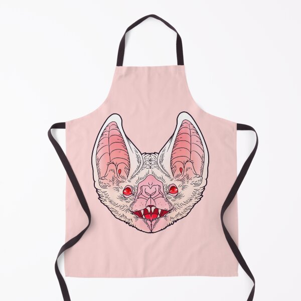 Item preview, Cute But Creepy Albino Vampire Bat Face designed and sold by Ryuvhiel.