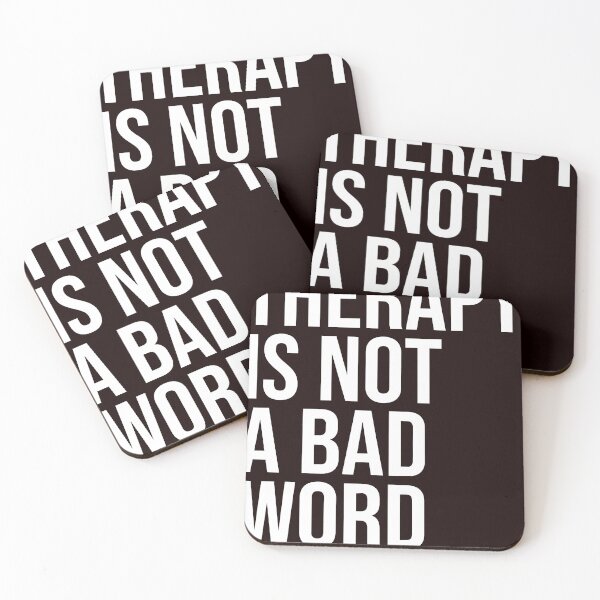 Item preview, Therapy Is Not a Bad Word Mental Health Awareness Quote Long Sleeve designed and sold by GudmundurJons.