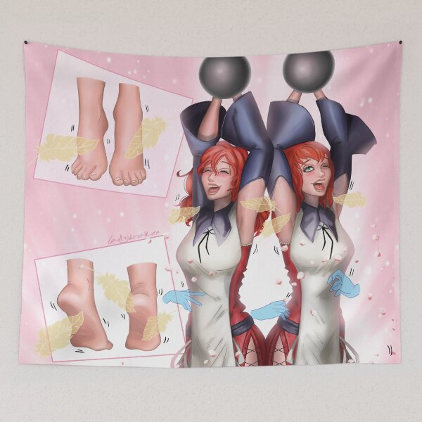 Item preview, Twin Sisters Tickling Feet 1 designed and sold by ladykraken.