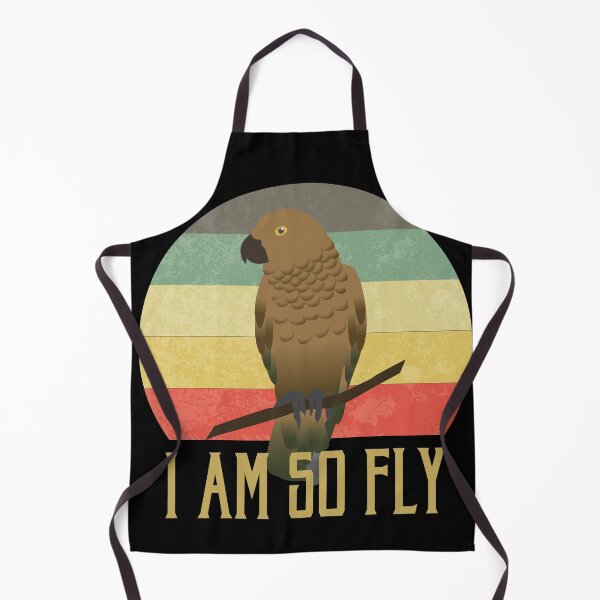 Item preview, Retro Exotic Bird Watcher and Kea Bird Watching New Zealand designed and sold by Rzelemenz.