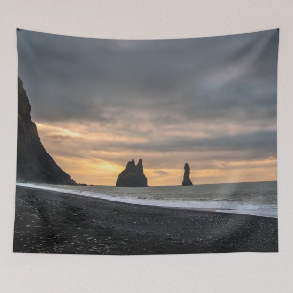 Item preview, Reynisfjara Beach and Reynisdrangar Iceland designed and sold by Catherine Reading.