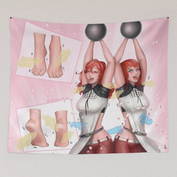 Item preview, Twin Sisters Tickling Feet 2 designed and sold by ladykraken.