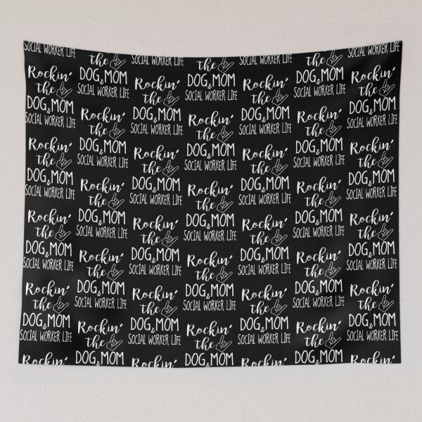 Item preview, rockin the dog and mom social worker life hip hop| Perfect Gift|hip hop designed and sold by patnalila.