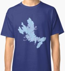Isle of Skye Map with text Classic T-Shirt