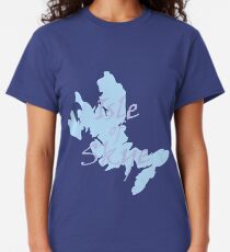 Isle of Skye Map with text Classic T-Shirt