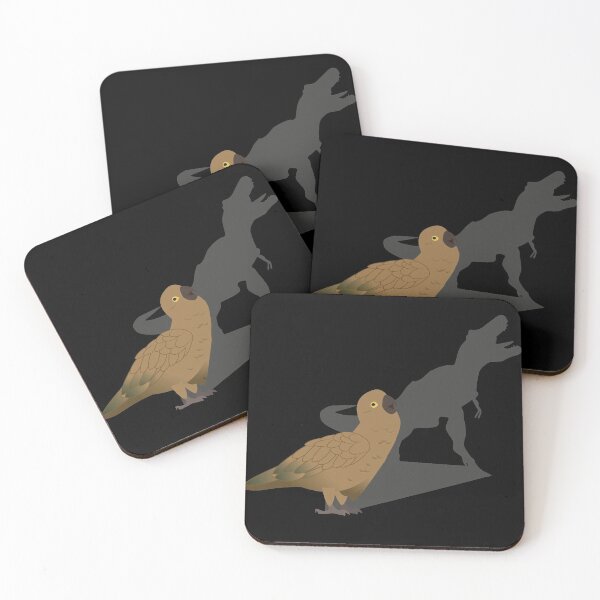 Item preview, T-Rex Shadow Bird Watcher and Kea Bird Watching New Zealand  designed and sold by Rzelemenz.