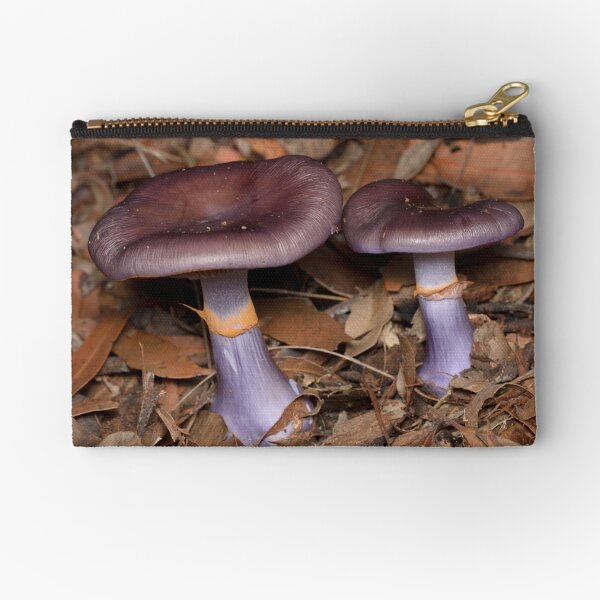 Purple Fungi - Cortinarius archeri Zipper Pouch