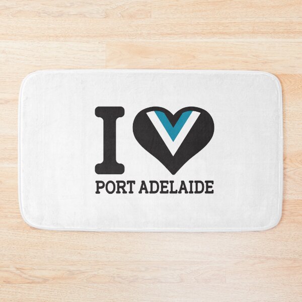 Item preview,  “I love Port Adelaide” Apparels, Merchandise, T Shirts, Leggings, Skirt, Mask, Apron, Eco Bag designed and sold by Ink Inc.