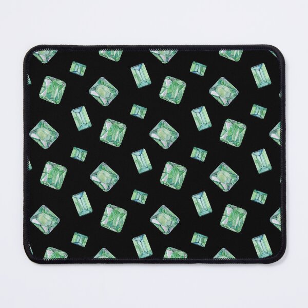Item preview, Watercolor Emerald Green Gems designed and sold by beccaboyce.