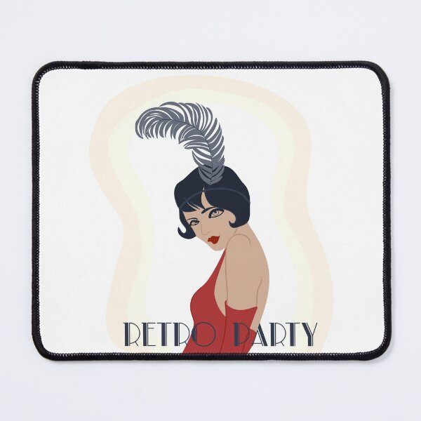 Item preview, Retro Party Art Deco Girl Picture designed and sold by Arch4Design.