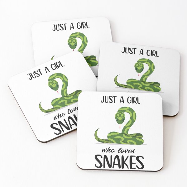 Item preview, Just A Girl Who Loves Snakes designed and sold by officialfanclub.