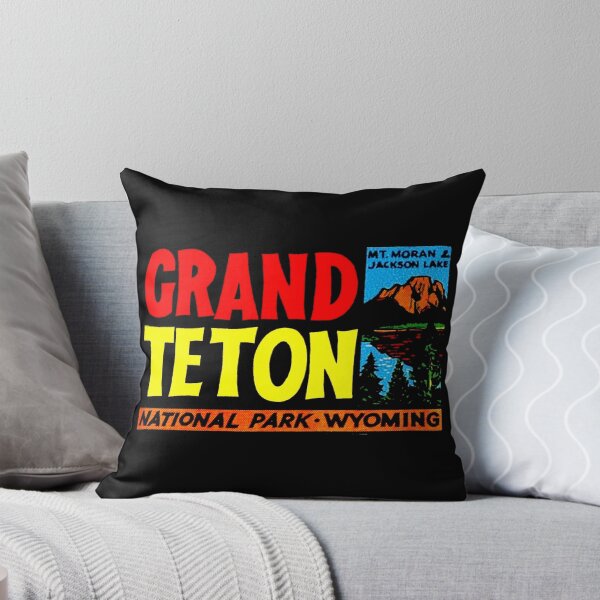 Item preview, Grand Teton National Park Vintage Travel Decal designed and sold by hilda74.