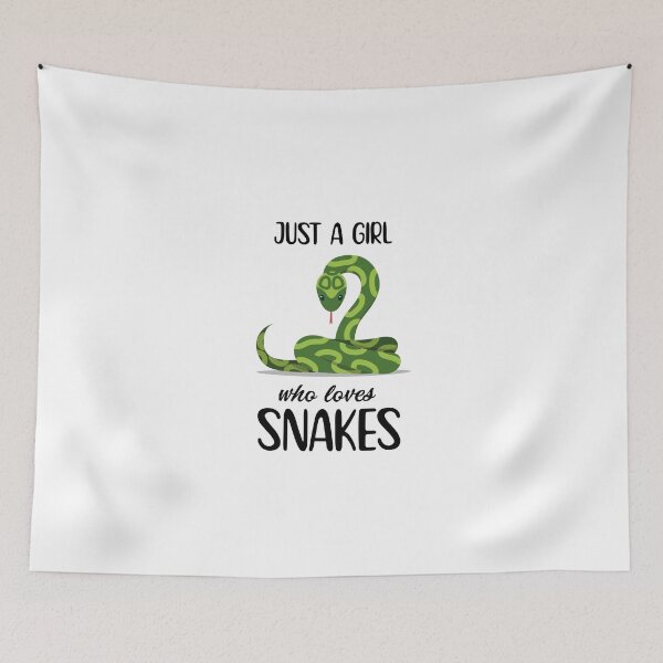 Item preview, Just A Girl Who Loves Snakes designed and sold by officialfanclub.