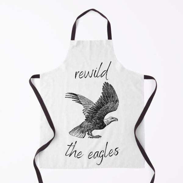 Item preview, Rewild the Eagles Rewilding Conservation (Black Text) designed and sold by chloeinca.