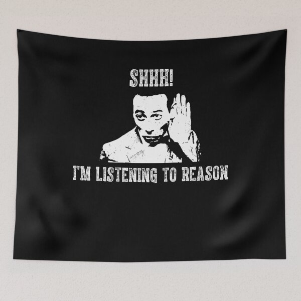 Item preview, Shhh! I'm Listening To Reason designed and sold by MarkAnna3.