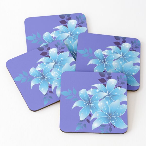 Item preview, Blue lily flower illustration, blue flower, print, art, blue flower, watercolor painting, blue. designed and sold by Senior-Kuzmin.