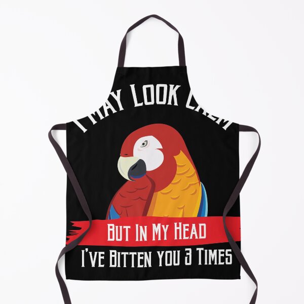Item preview, May i Look calm Funny Exotic Birds Macaw Parrot Lover Quote  designed and sold by Rzelemenz.