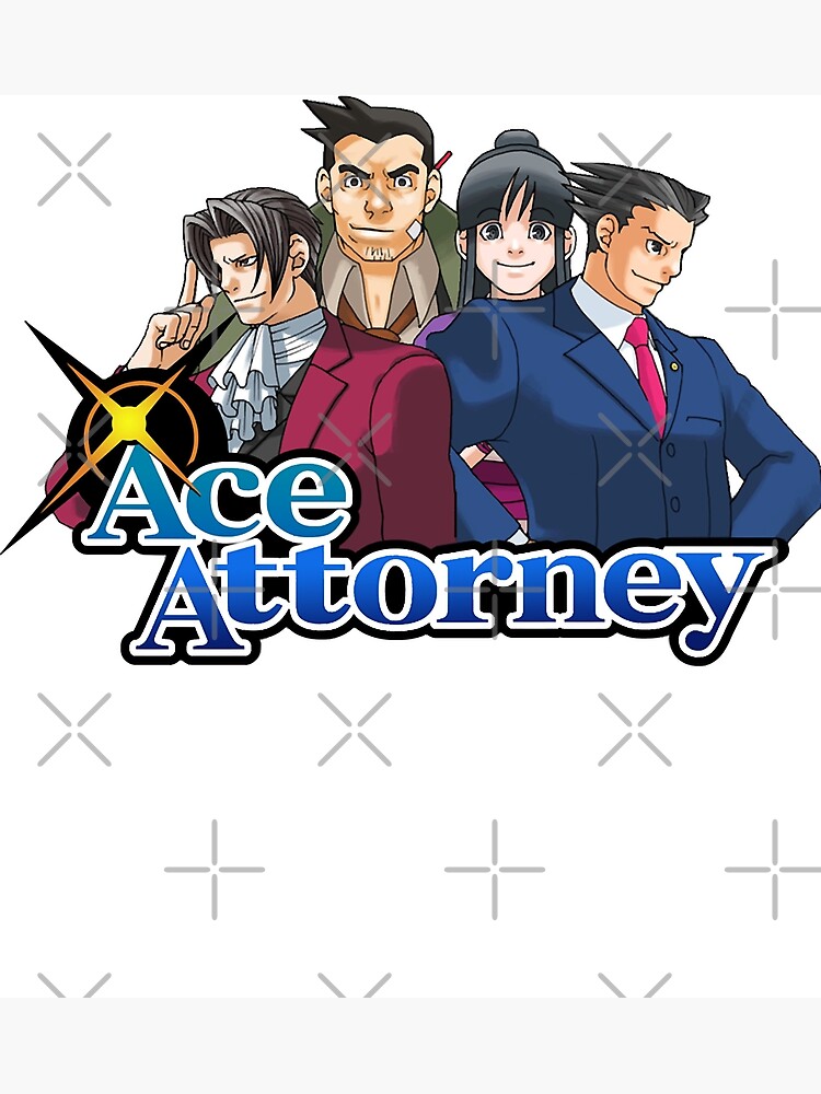 Ace attorney characters active Art Print for Sale by