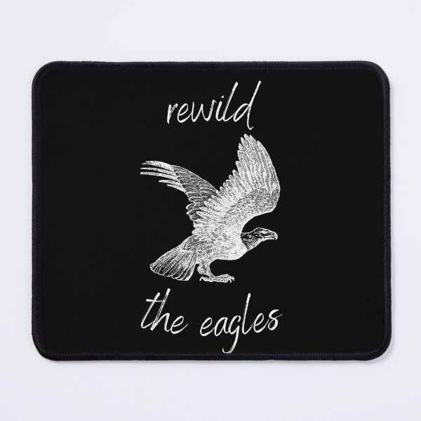 Item preview, Rewild the Eagles Rewilding Conservation (White Text) designed and sold by chloeinca.