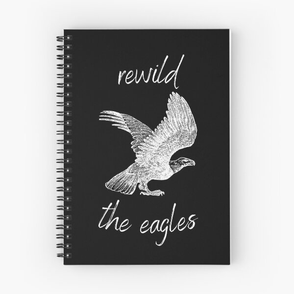 Item preview, Rewild the Eagles Rewilding Conservation (White Text) designed and sold by chloeinca.