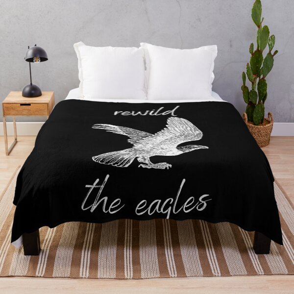 Item preview, Rewild the Eagles Rewilding Conservation (White Text) designed and sold by chloeinca.