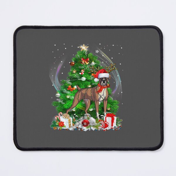 Item preview, Boxer Christmas Tree Light Pajama Dog Xmas designed and sold by NutaBaco.