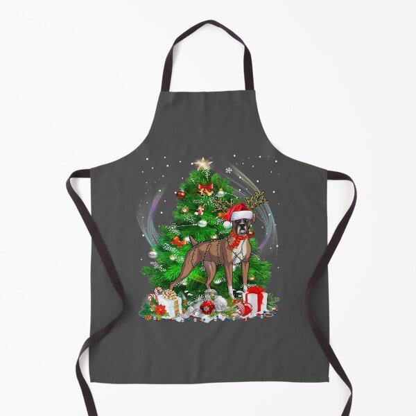 Item preview, Boxer Christmas Tree Light Pajama Dog Xmas designed and sold by NutaBaco.