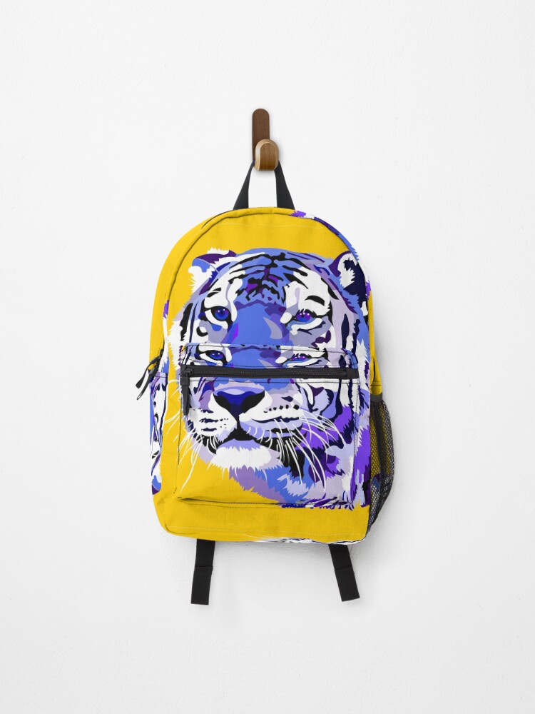 Thumbnail 1 of 3, Backpack, Tiger designed and sold by Fozy-Shop-Tees.