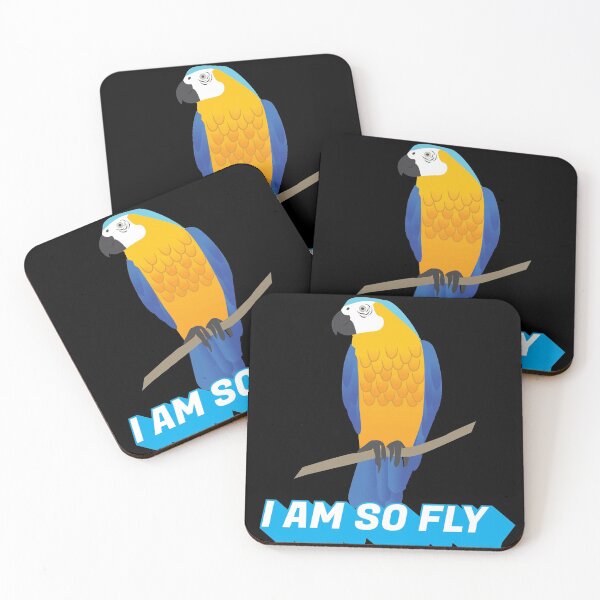 Item preview, I am so Fly Funny Exotic Birds Bird Macaw Parrot Lover   designed and sold by Rzelemenz.