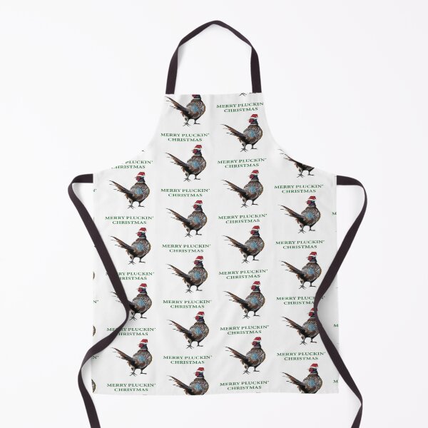 Item preview, Merry plucking Christmas Pheasant - Festive pheasants - game bird-  Christmas Pheasant art - Christmas bird designed and sold by IslesArt.
